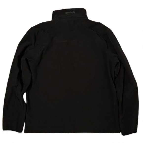 Reebok Men’s Black Softshell Full-Zip Jacket Size XL New Condition - Picture 2 of 4